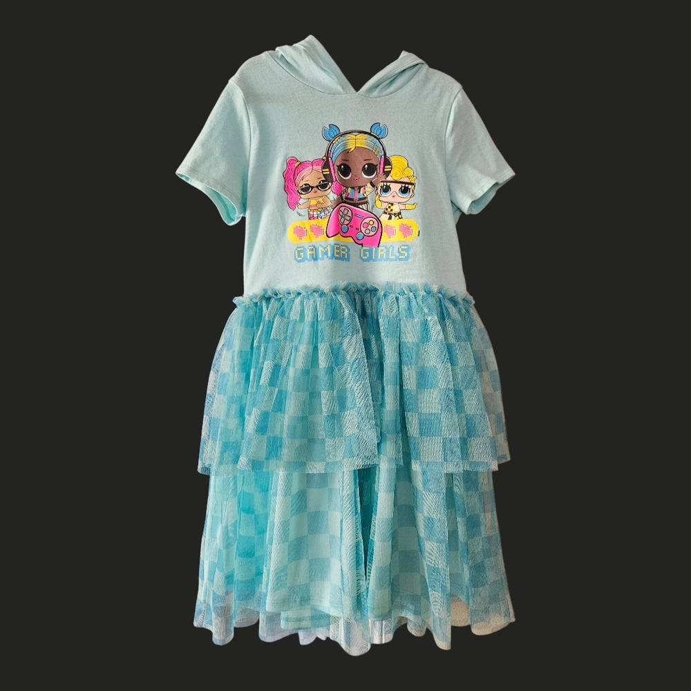 L.O.L. Surprise! Light Blue Hoodie Dress